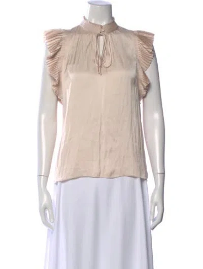 Pre-owned Frame Sleeveless Blouse In Neutral