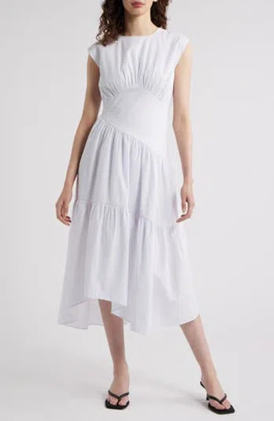 FRAME FRAME SLEEVELESS COTTON SEERSUCKER SUNDRESS