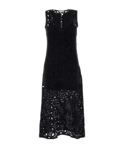 Frame Sleeveless Maxi Dress In Black