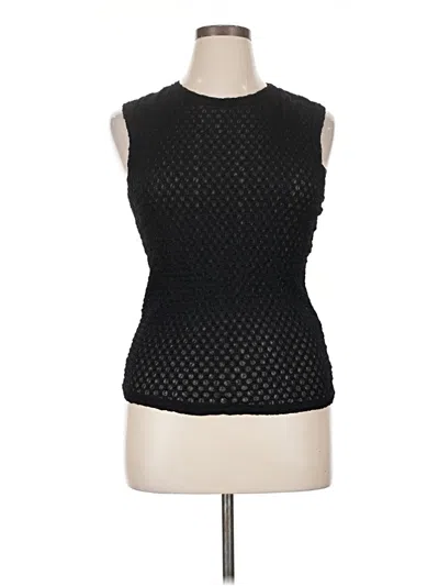Pre-owned Frame Sleeveless Top Black Halter Neckline Tops