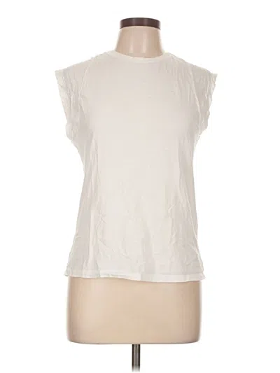 Pre-owned Frame Sleeveless T-shirt In Ivory