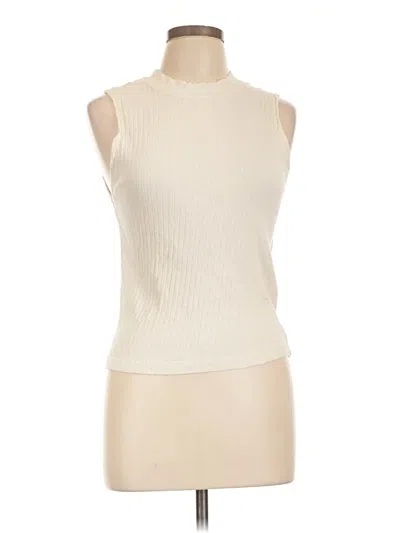 Pre-owned Frame Sleeveless T-shirt In Ivory