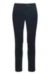 Frame Tailored Chino Pants With Back Pockets In Blue