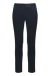 Frame Tailored Chino Pants With Back Pockets In Blue