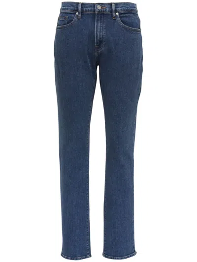 Frame Klassische Slim-fit-jeans In Blau