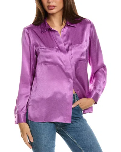FRAME SLIM FIT SILK SHIRT