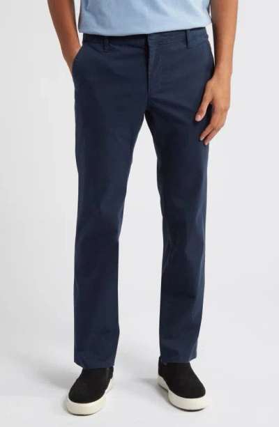 Frame Slim Fit Stretch Cotton Chinos In Navy