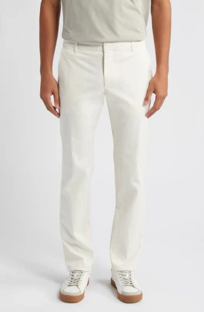 Frame Men's Slim Stretch Cotton Chinos In White Canvas