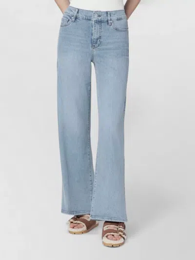 Frame Slim Palazzo Jeans Wide Leg Design In Blue