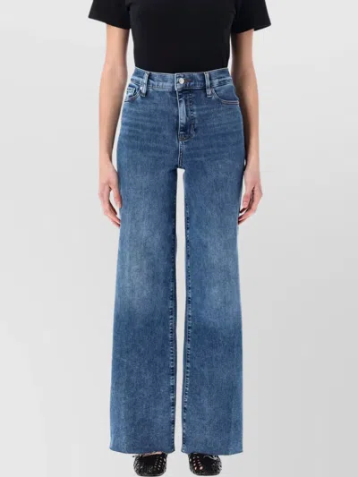 FRAME SLIM PALAZZO TROUSERS WIDE LEG STYLE