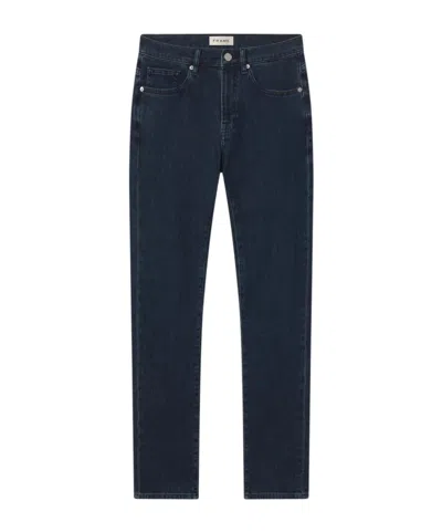 Frame Slim Straight Jeans In Blue