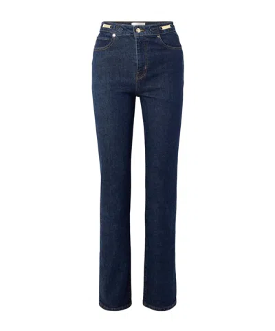 Frame Slim-fit Jeans In Black
