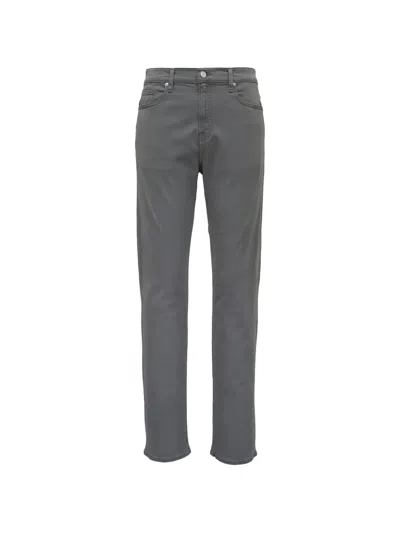 Frame Slim-fit Jeans In Gray