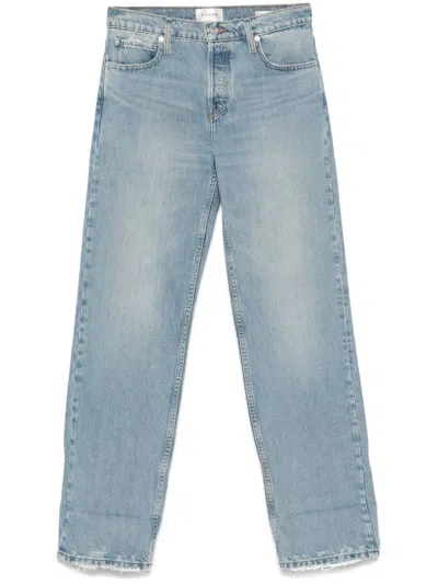 FRAME SLOUCHY STRAIGHT WIDE JEANS