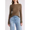 Frame Smocked Silk-blend Top In Sage