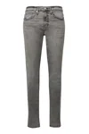 Frame Slim Fit Jeans Faded Wash In Grey