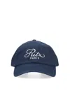 Frame Signature Cap Casual Style Curved Brim In Blue