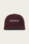Frame Sotheby's Baseball Cap In Burgundy