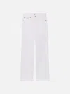 Frame The Reboot Crop Bootcut Jeans In White