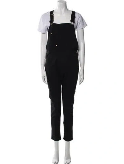 Pre-owned Frame Square Neckline Jumpsuit In Blue
