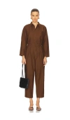 Frame Standaway Pocket Jumpsuit In Talon