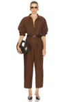 Frame Standaway Pocket Jumpsuit In Talon