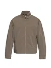 Frame Stand-up Collar Jacket In Gray