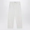 Frame White Stiff Denim Jeans