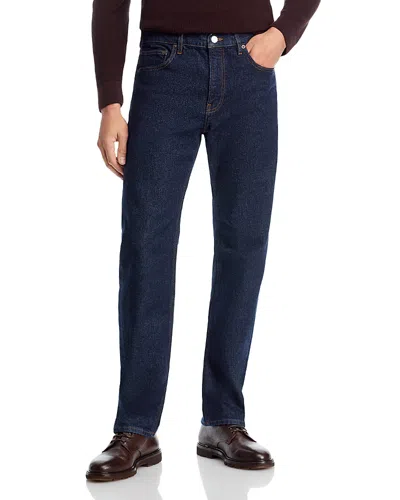 Frame Straight Fit Jeans In Eternity In Blue