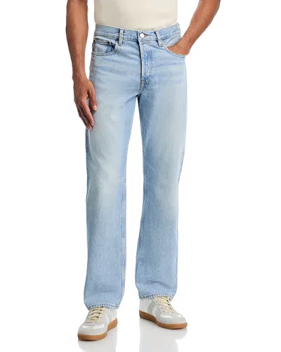 Frame Straight Fit Jeans In Fieldtrip In Blue