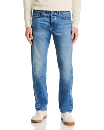Frame Straight Fit Jeans In Outland In Blue