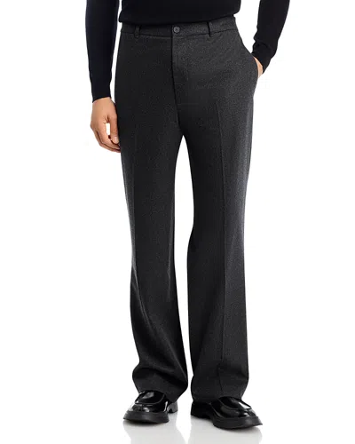 Frame Straight Fit Suit Pants In Gray