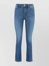 Frame Slim Faded Jeans In Blue