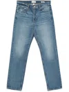 Frame Modern Straight Jeans In Blue