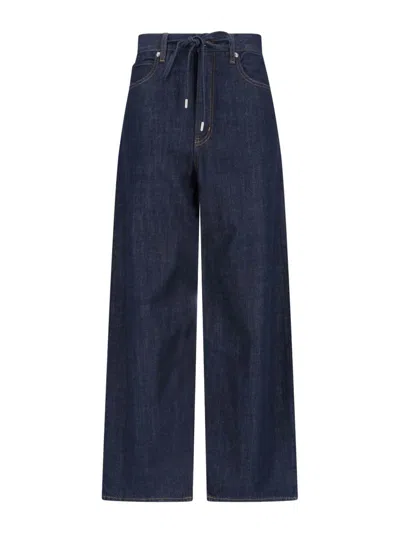 Frame Straight Jeans In Blue