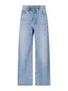 Frame Straight Jeans In Blue
