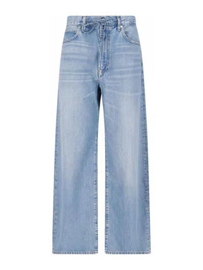 Frame Straight Jeans In Blue