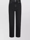 Frame Womens Mystic The Candle Cropped Denim Jeans In Black