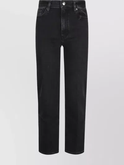 FRAME STRAIGHT LEG DENIM TROUSERS