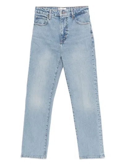 Frame Straight-leg Jeans In Blue