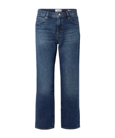 Frame Straight Leg Jeans In Blue