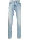 Frame Straight-leg Jeans In Blue