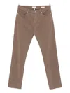 Frame Straight-leg Jeans In Brown