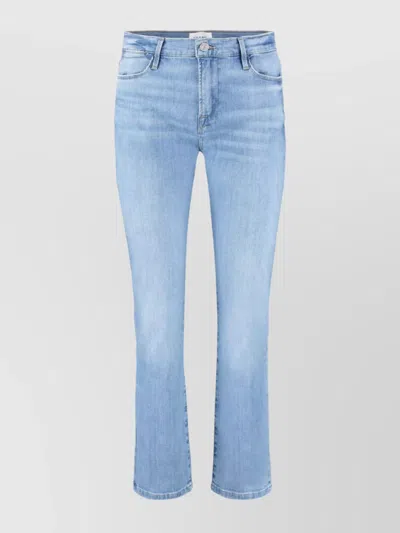 FRAME STRAIGHT LEG JEANS FADED WASH
