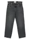 Frame Straight-leg Jeans In Gray