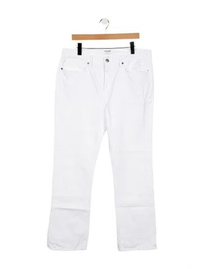 Pre-owned Frame Straight Leg Jeans. In Grey