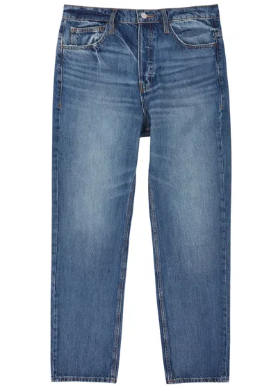 Frame Straight-leg Jeans In Mid Blu