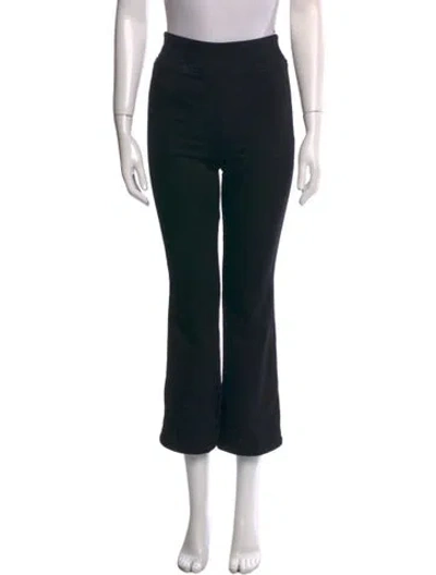 Pre-owned Frame Straight Leg Pants In Black