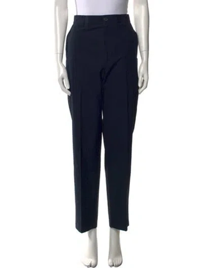 Pre-owned Frame Straight Leg Pants In Black
