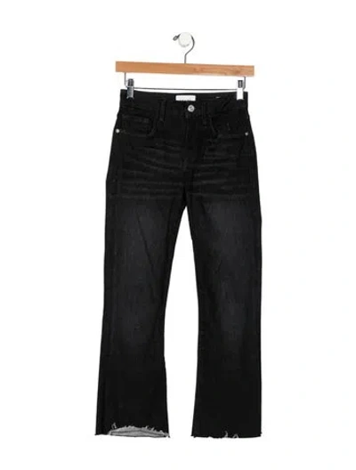 Pre-owned Frame Straight Leg Pants In Black